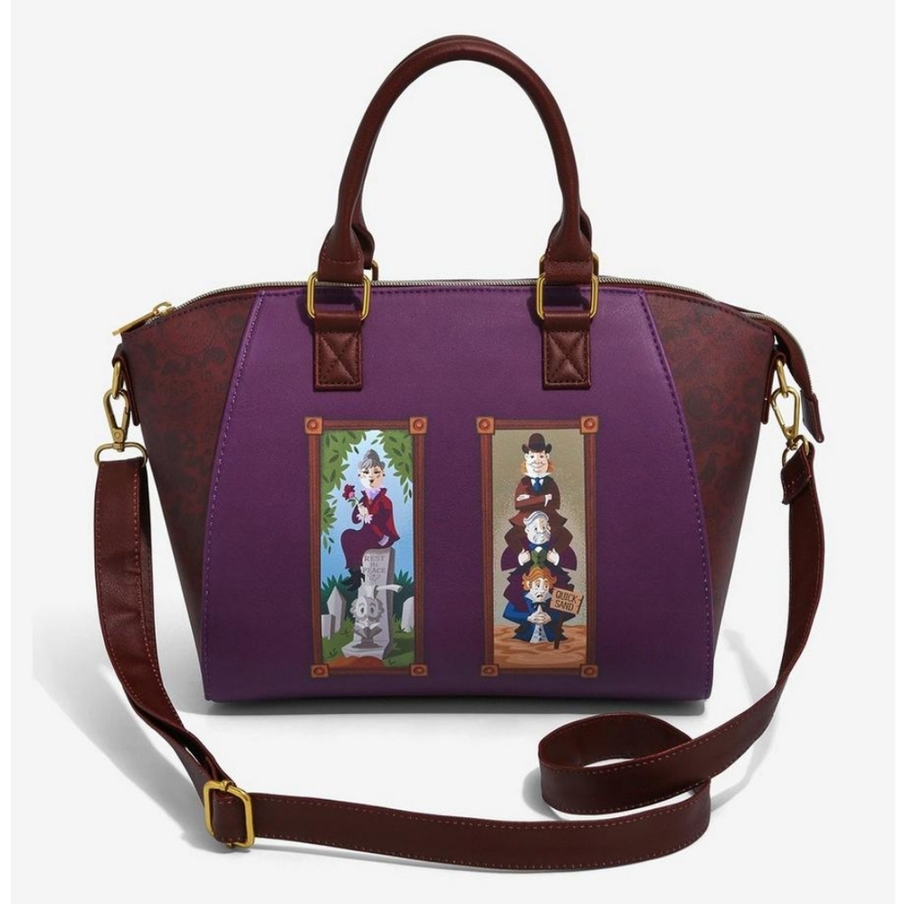 Loungefly Disney Haunted Mansion Stretching Room Portraits Satchel Bag Brand NEW